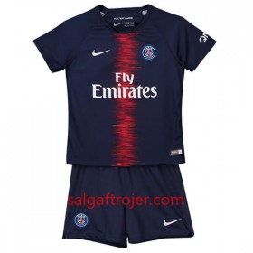Paris Saint-Germain Fodboldtrøjer Børn Hjemmebanesæt 2018/19 Kort ærmer